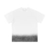 Grey Gradient on White Vintage Washed T-Shirt